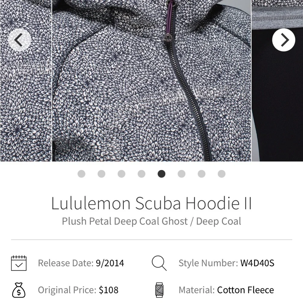 lululemon athletica Gray Scuba Hoodie Fleece Sweater - Picture 7 of 10